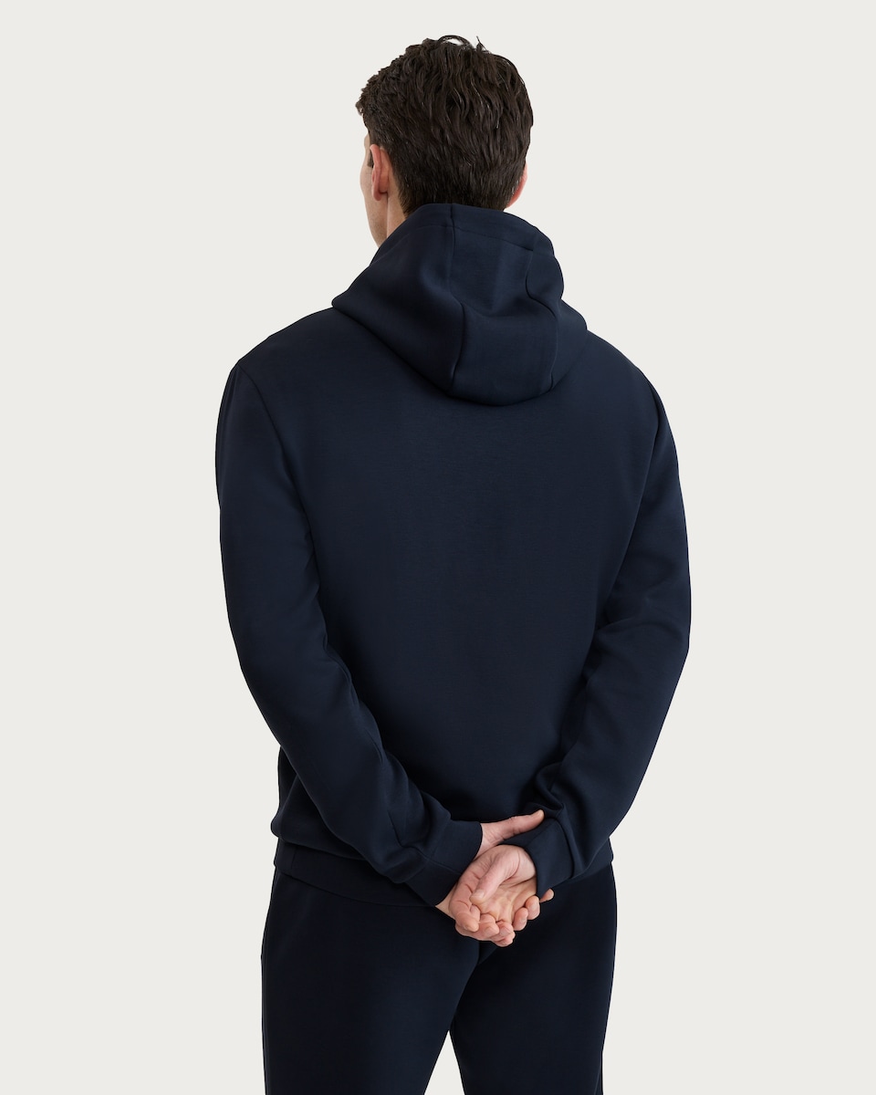 image 1 of F&F Drawstring Hoodie in Navy