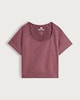 image 5 of F&F Active Seamfree Square Neck ports T-Shirt in Berry