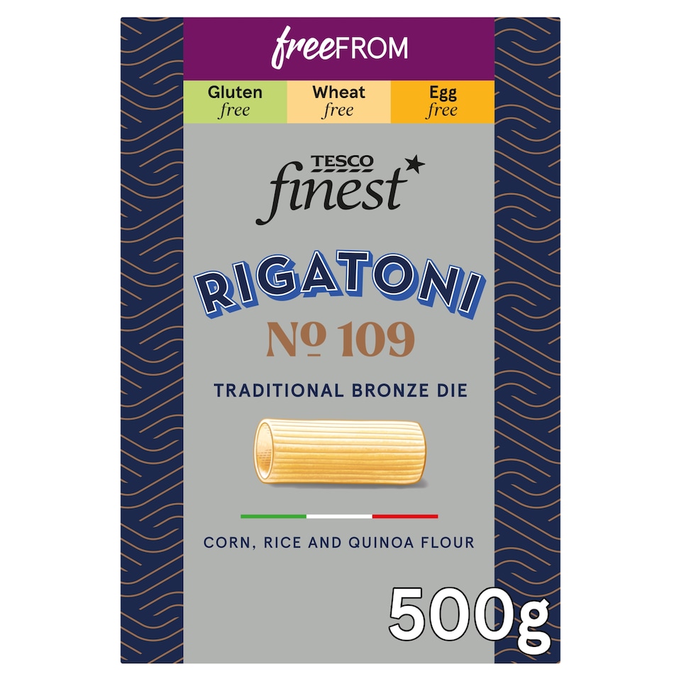 Obrázek 1 pro produkt Tesco Finest Free From Rigatoni 500g