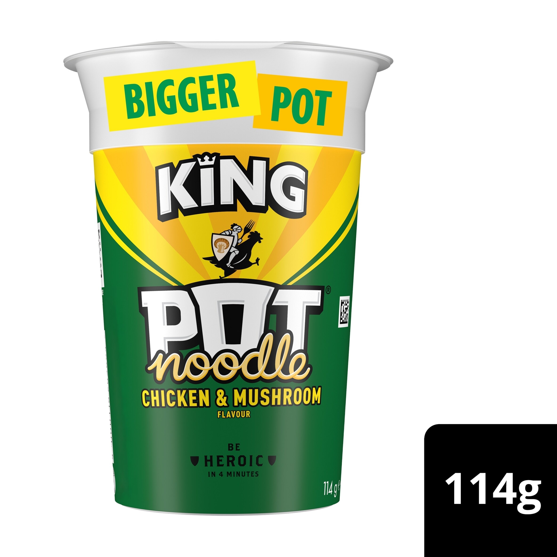 Pot Noodle Chicken & Mushroom Instant Noodles King Pot 114g
