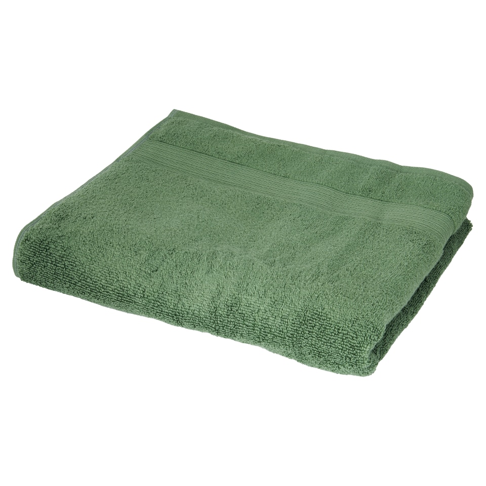 F&F Home Bottle Green Supersoft Cotton Bath Sheet Towel