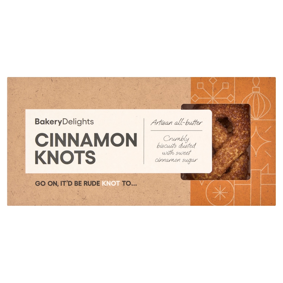 Bakery Delights All Butter Cinnamon Knots 150g