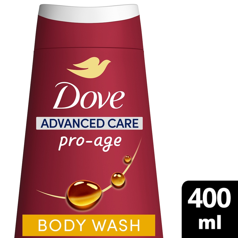 image 1 of Dove Pro-Age 24hr Advanced Care Body Wash Shower Gel 400ml