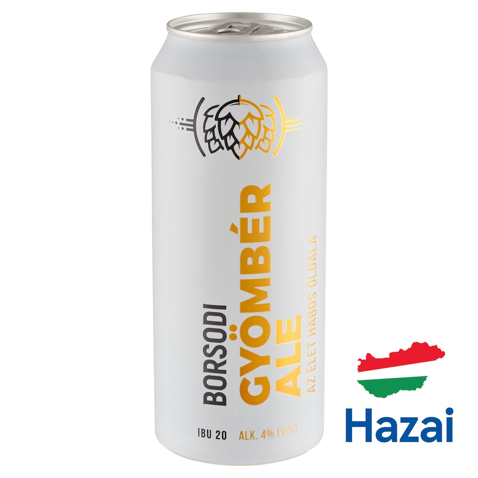 Borsodi Ginger Ale 4% 0,5 l