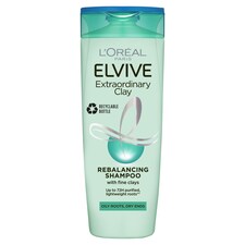L'oreal Elvive Clay Oily Roots Shampoo 500Ml