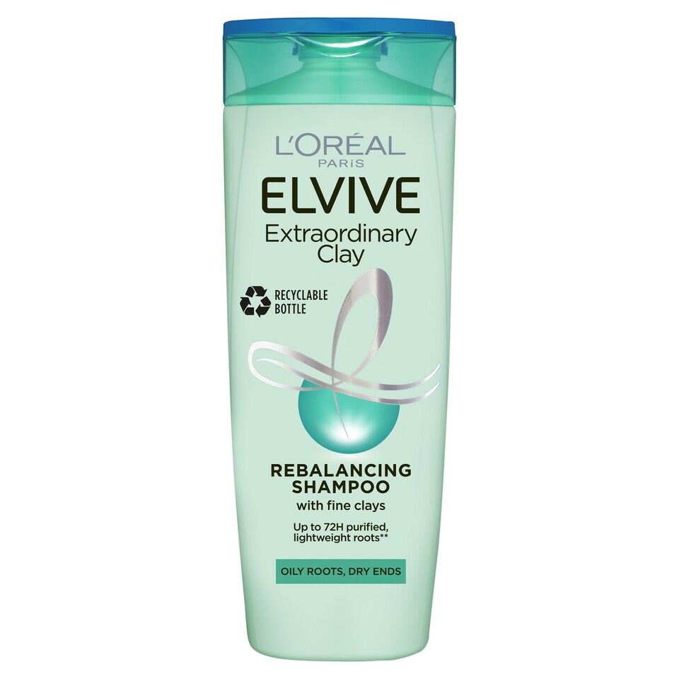image 1 of L'oreal Elvive Clay Oily Roots Shampoo 500Ml