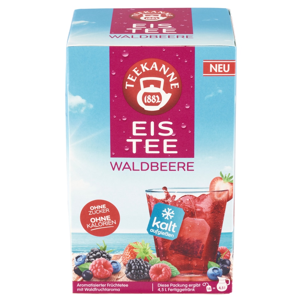 image 1 of Teekanne Eistee Forest Fruits Fruit-Herbal Tea 18 x 2.5 g (45 g)