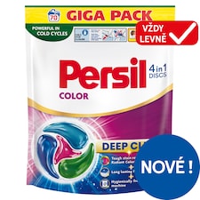 Persil Discs 4in1 Deep Clean Color Pre-Dosed Laundry Detergent 70 Washes 70 x 16.5g (1155g)