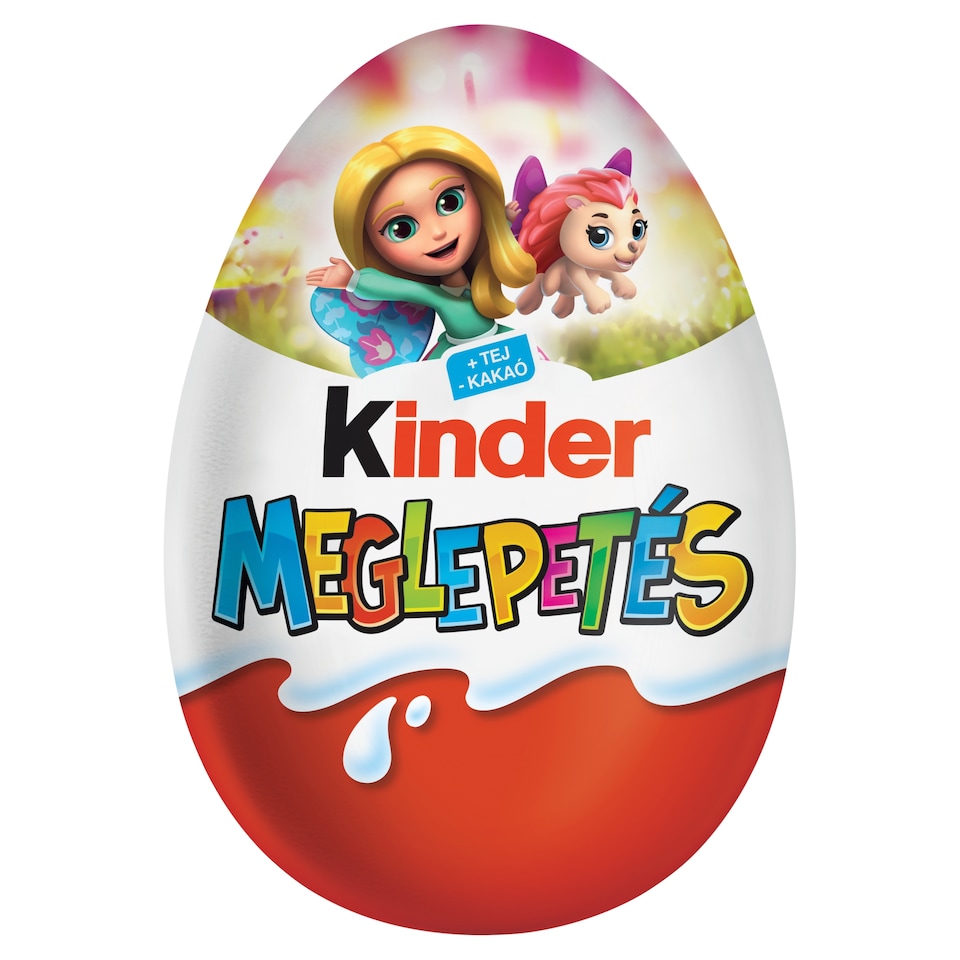 Kinder Meglepetés Milk Chocolate Figure with Inner Milk Layer and Surprise Inside 20 g