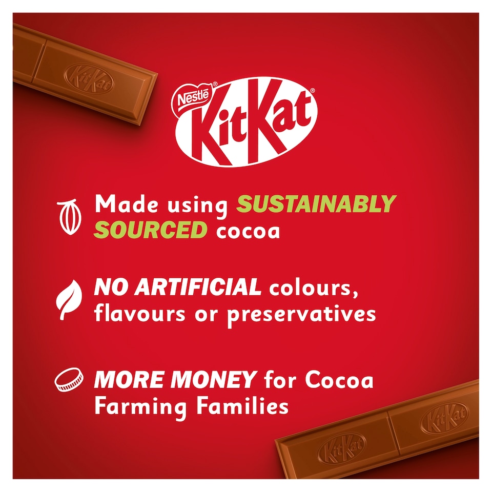 image 1 of Kit Kat Chunky Duo Milk Chocolate bar 64g
