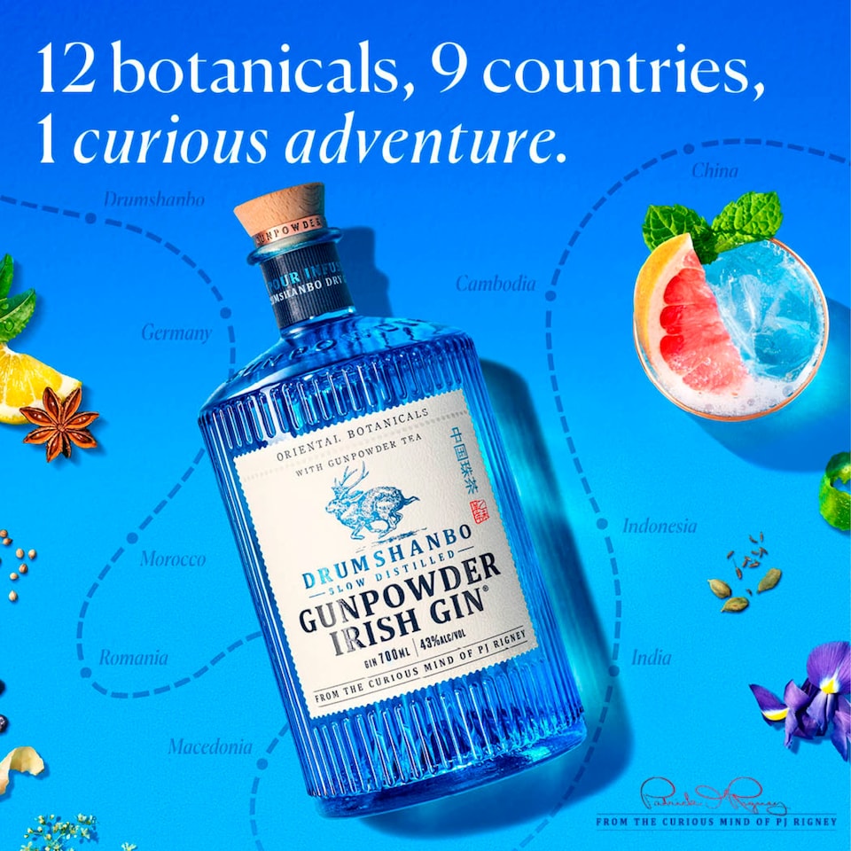image 1 of Drumshanbo Gunpowder Irish Gin 700Ml