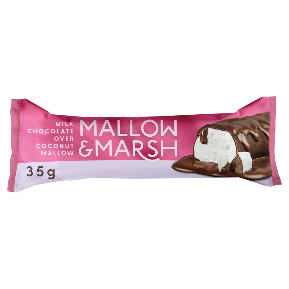 Mallow & Marsh Milk Chocolate & Coconut Marshmallow Bar 35g Tesco