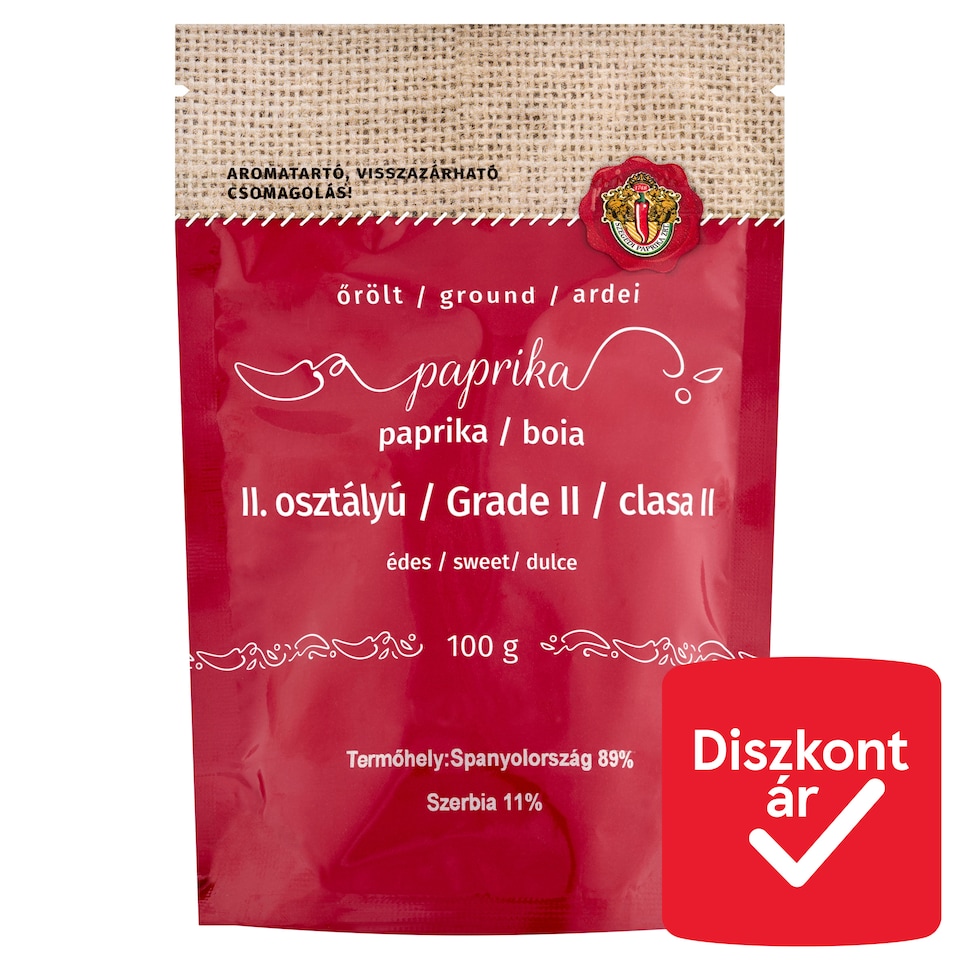 image 1 of Szegedi Paprika II. Class Sweet Ground Paprika 100 g