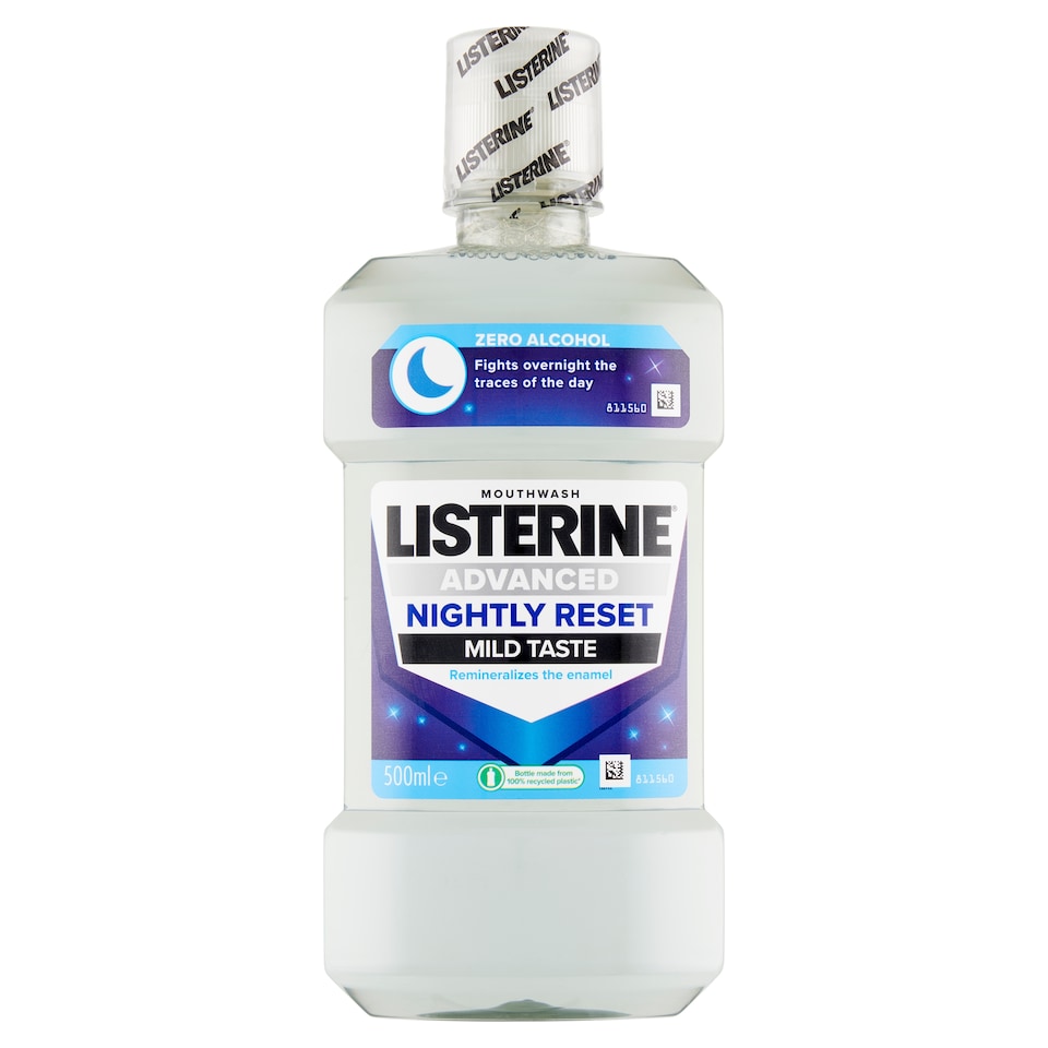 Obrázek 1 pro produkt Listerine Advanced Nightly Reset ústní voda 500ml