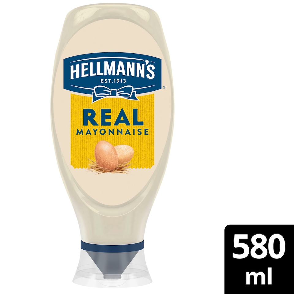 image 1 of Hellmann's Real Mayonnaise Squeezy 580ml