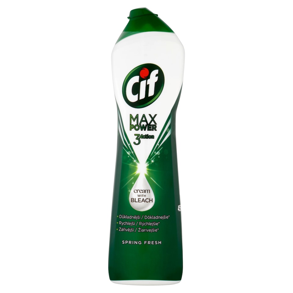 image 1 of Cif Max Power Spring Fresh Cream with Bleach 450ml