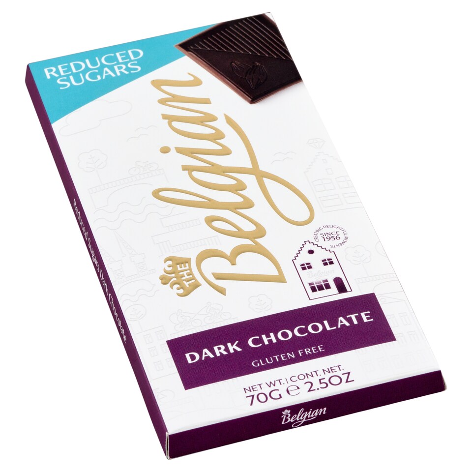 image 1 of The Belgian Dark Chocolate with Sweetener 70 g