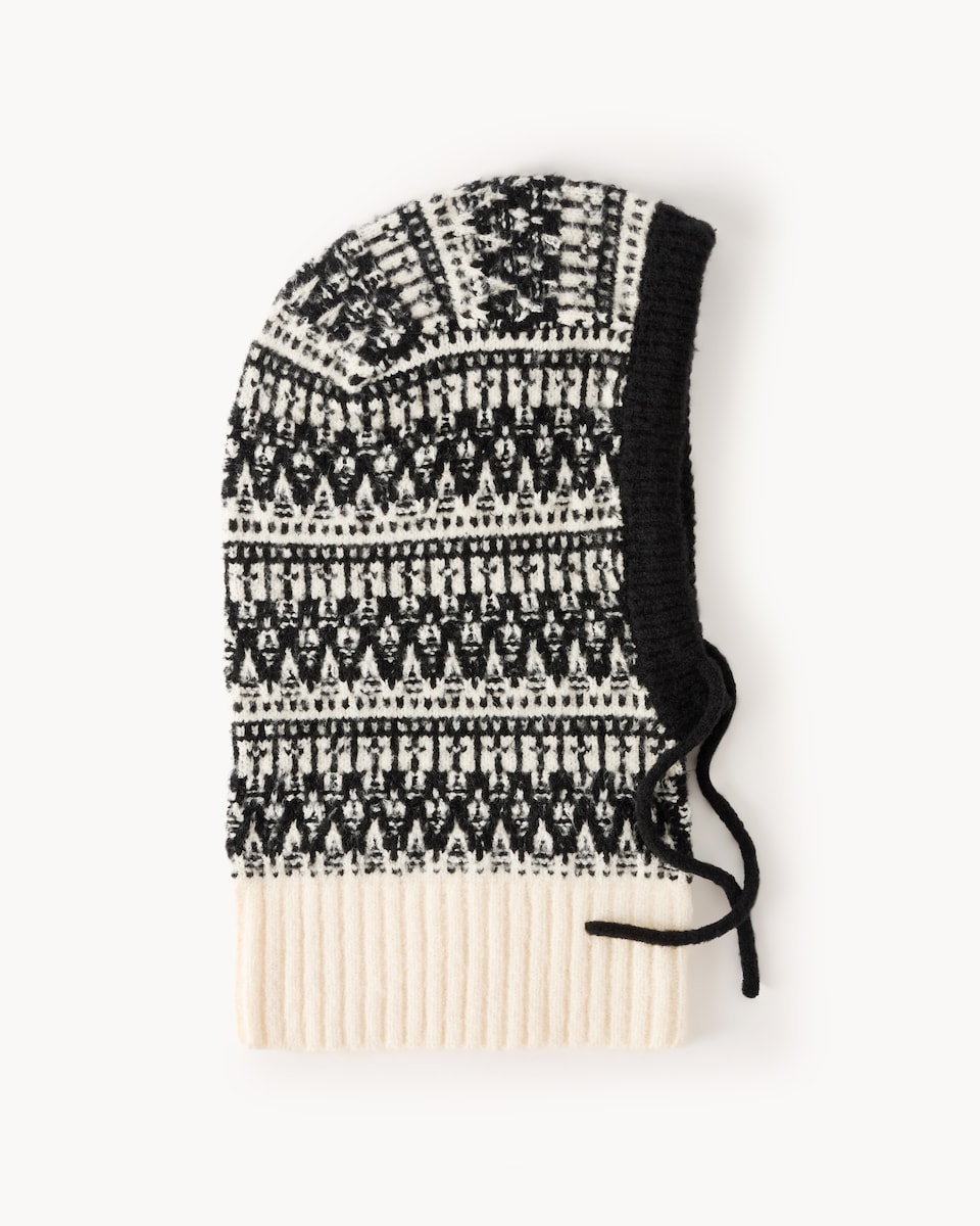 image 1 of F&F Fair Isle Snood in Neutral