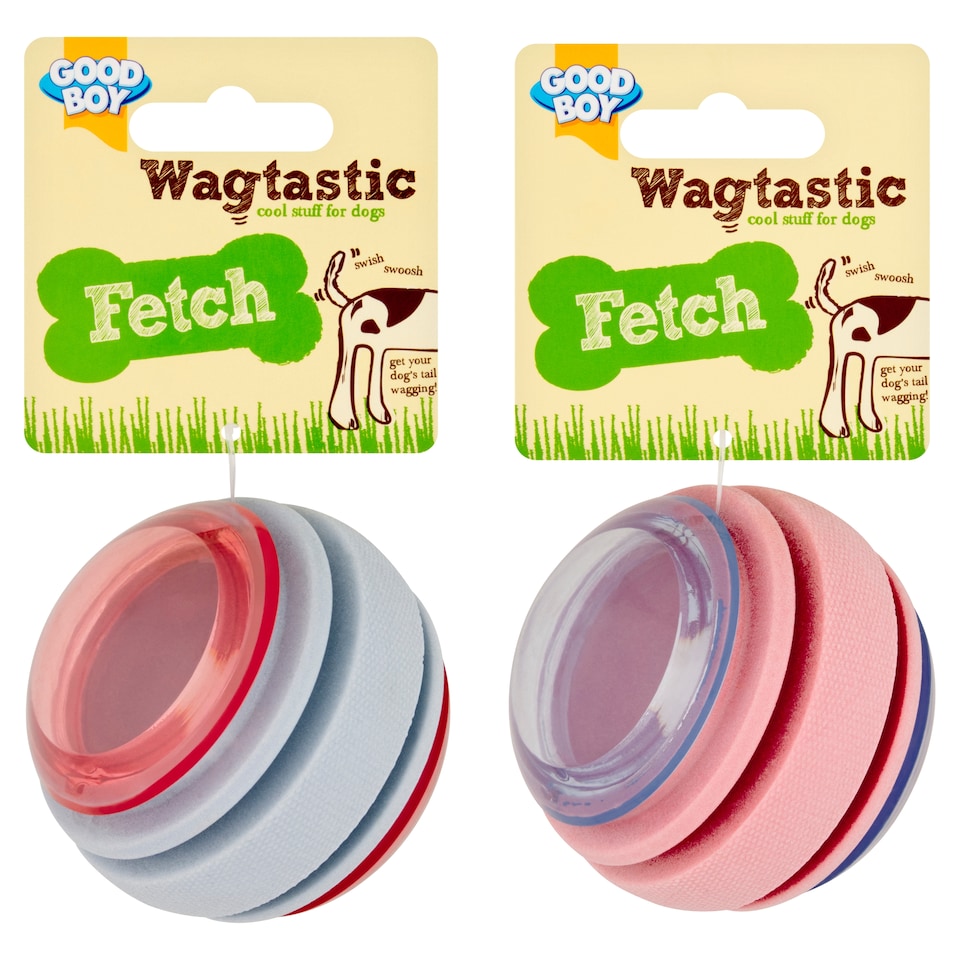 image 1 of Good Boy Wagtastic Fetch Space Ball Dog Toy