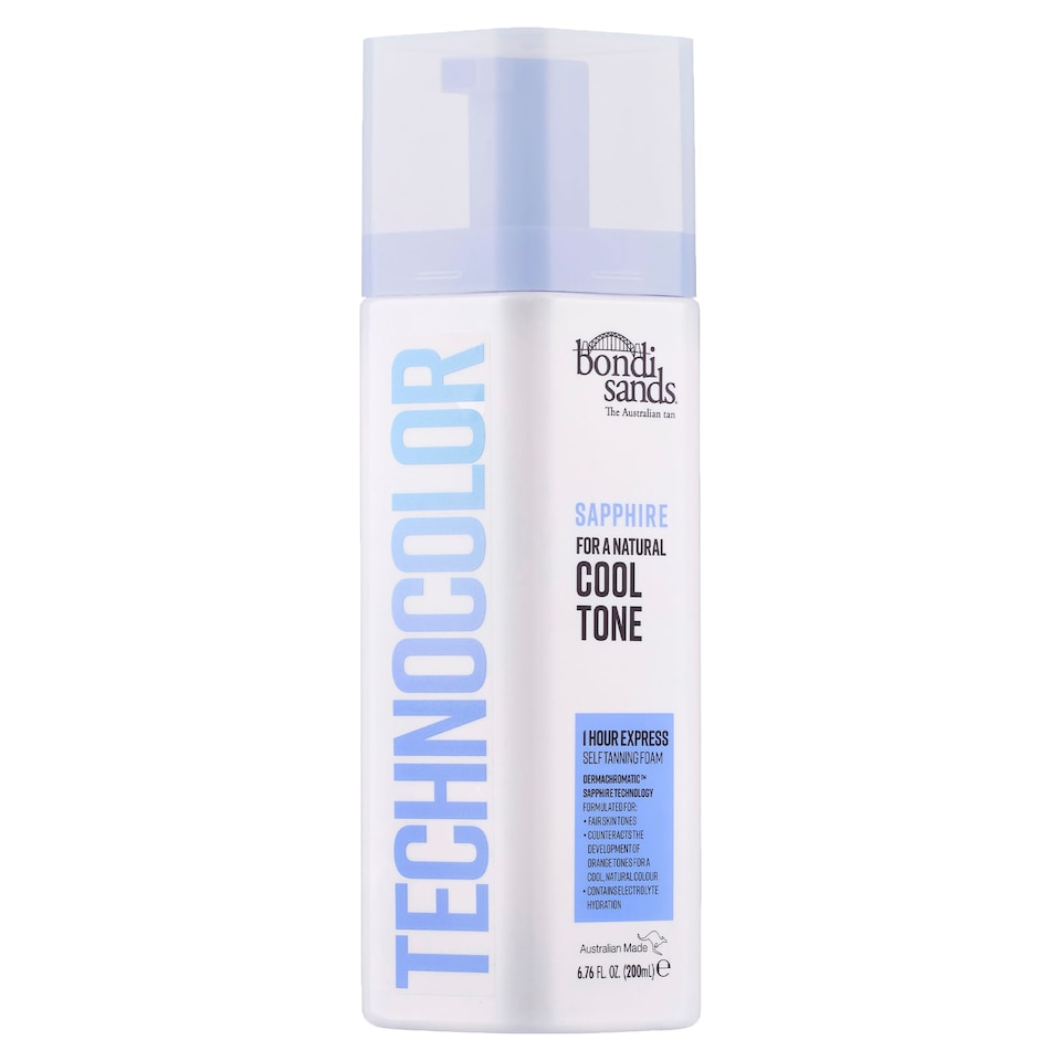 Bondi Sands Technocolor 1 Hour Express Self Tanning Foam Sapphire 200Ml