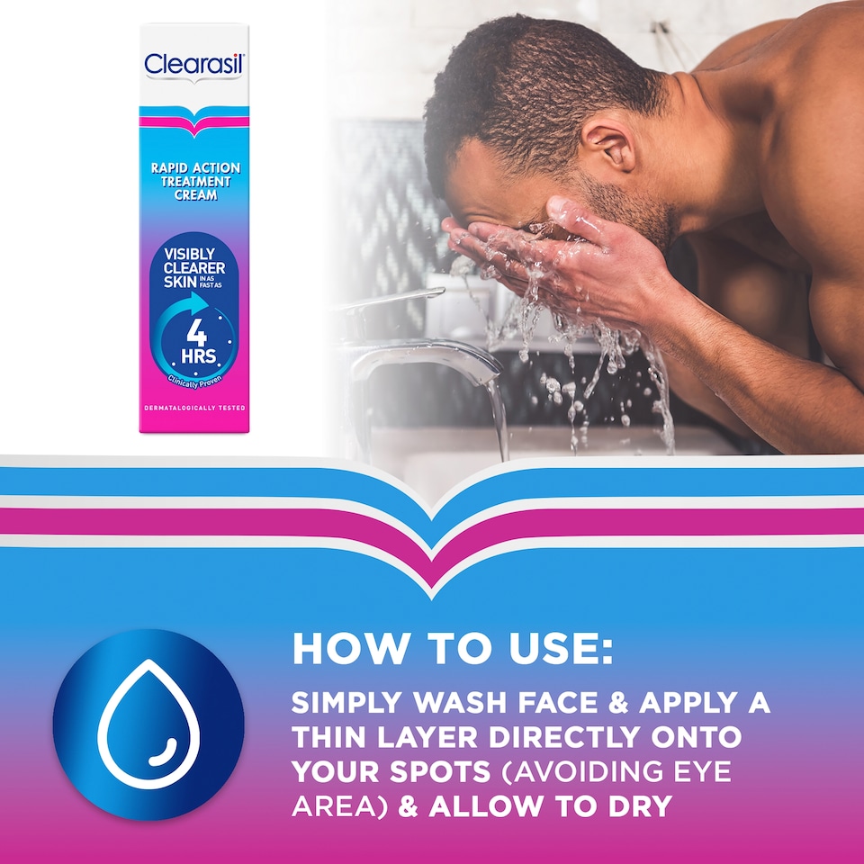 image 1 of Clearasil Ultra Rapid Action Treatment Cream 25Ml