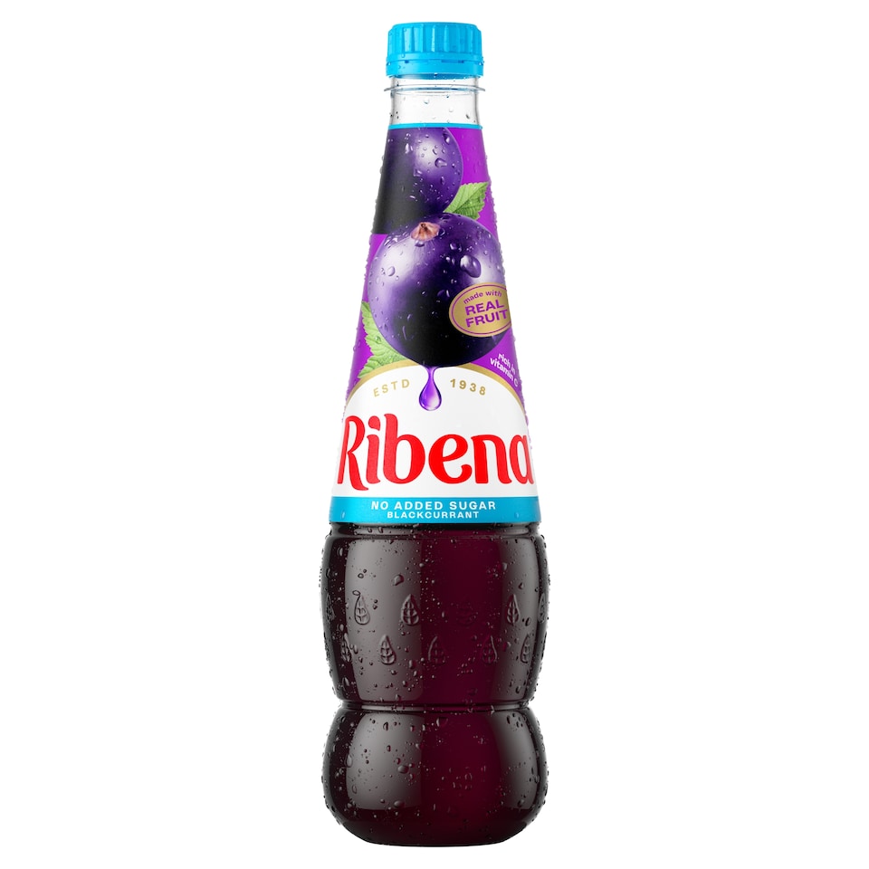 image 1 of Ribena Blackcurrant Squash No Added Sugar 850ml