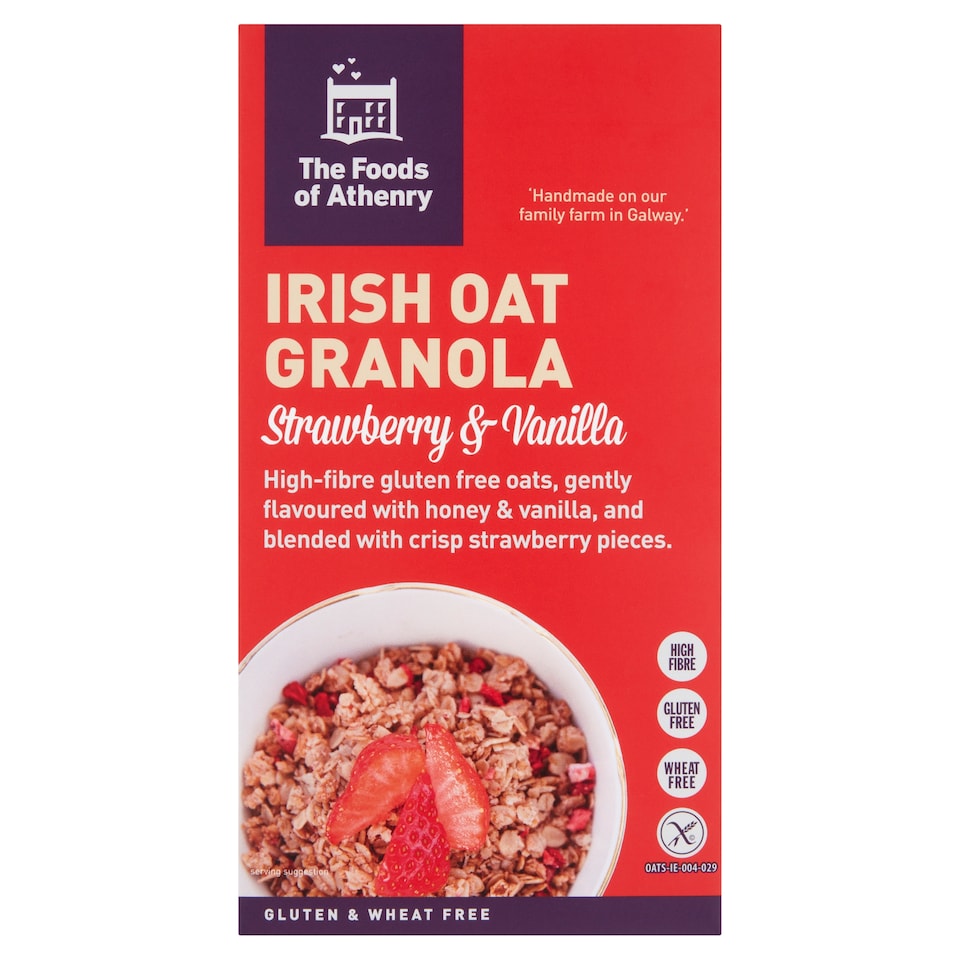 Foods Of Athenry Gluten Free Strawberry Vnla Grndla 450G