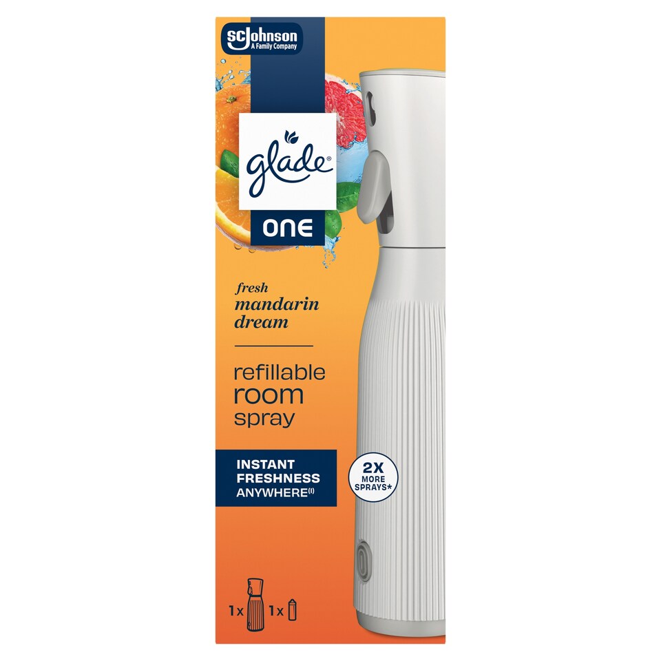 Glade One Fresh Mandarin Dream utántölthető koncentrált aeroszolos légfrissítő készülék 10 ml