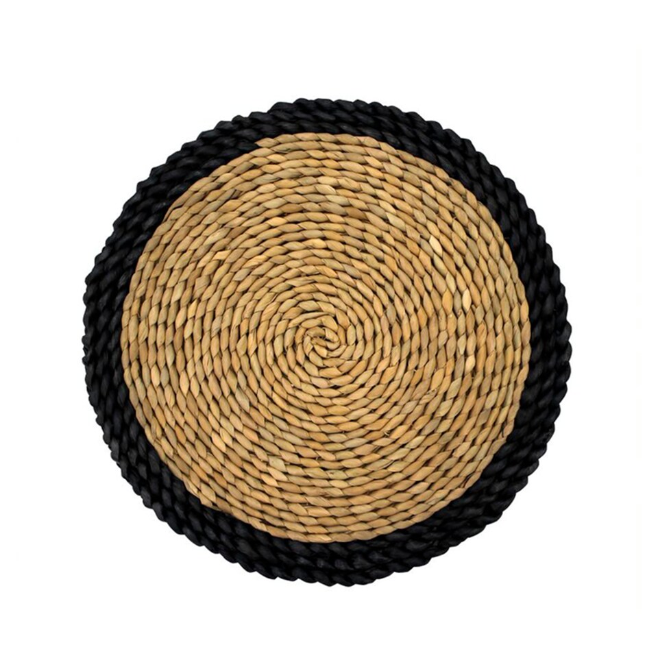Tesco Sahara Round Placemat Black
