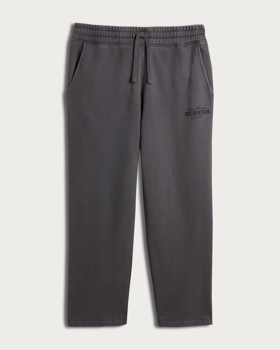 image 1 of F&F Pure Cotton Recreation Athletic Dept Joggers in Grey
