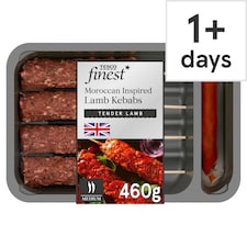 Tesco Finest Moroccan Inspired Lamb Kebabs 460G