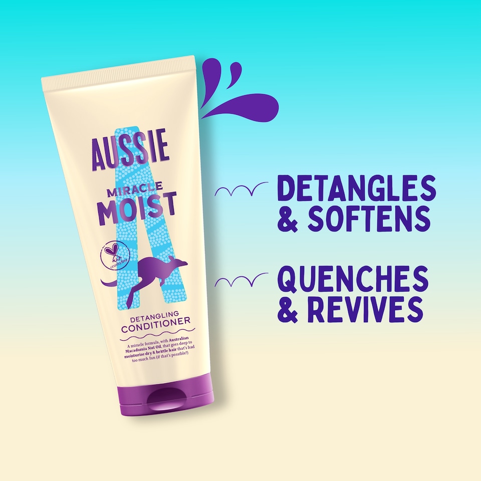 image 1 of Aussie Miracle Moist Hair Conditioner 200ml