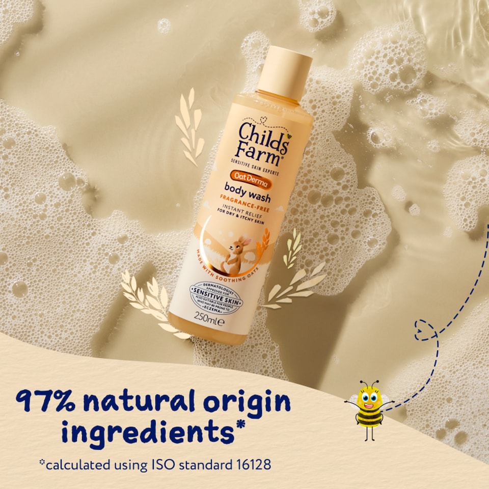 image 1 of Childs Farm OatDerma Body Wash Fragrance-Free 250ml