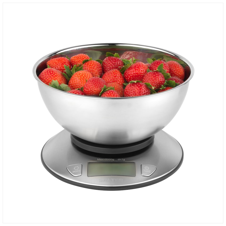 image 1 of Salter Stainless Steel Scale with bowl