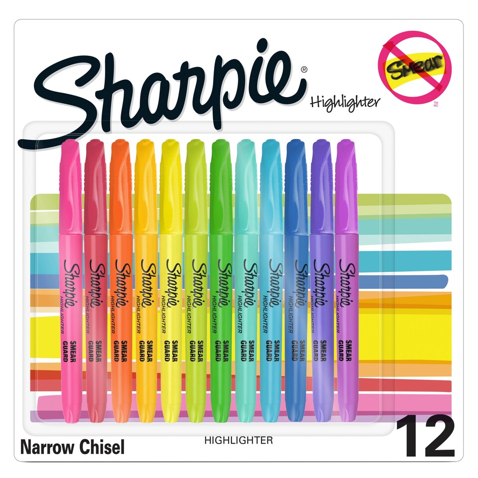 image 1 of Sharpie Pocket Highlighters 12PK
