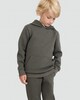 image 1 of F&F Boys Diamond Textured Kangaroo Pocket Hoodie in Grey