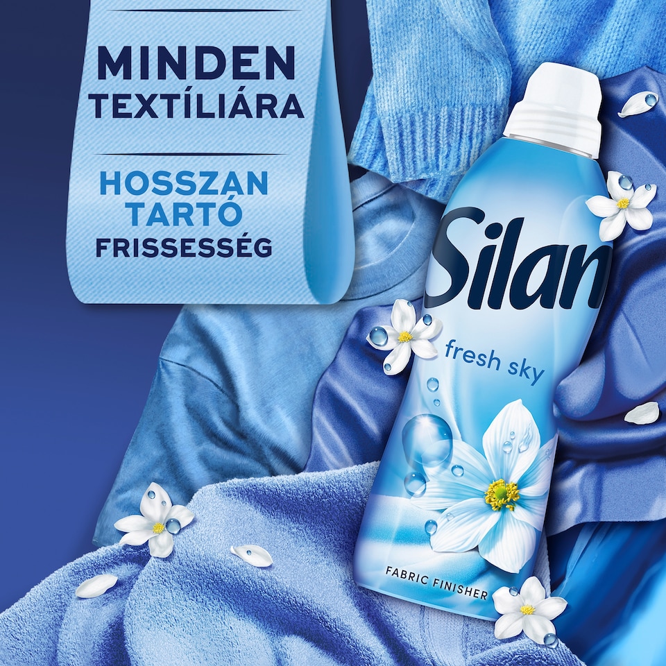 image 1 of Silan Fresh Sky Fabric Softener Concentrate 64 Washes 1408 ml