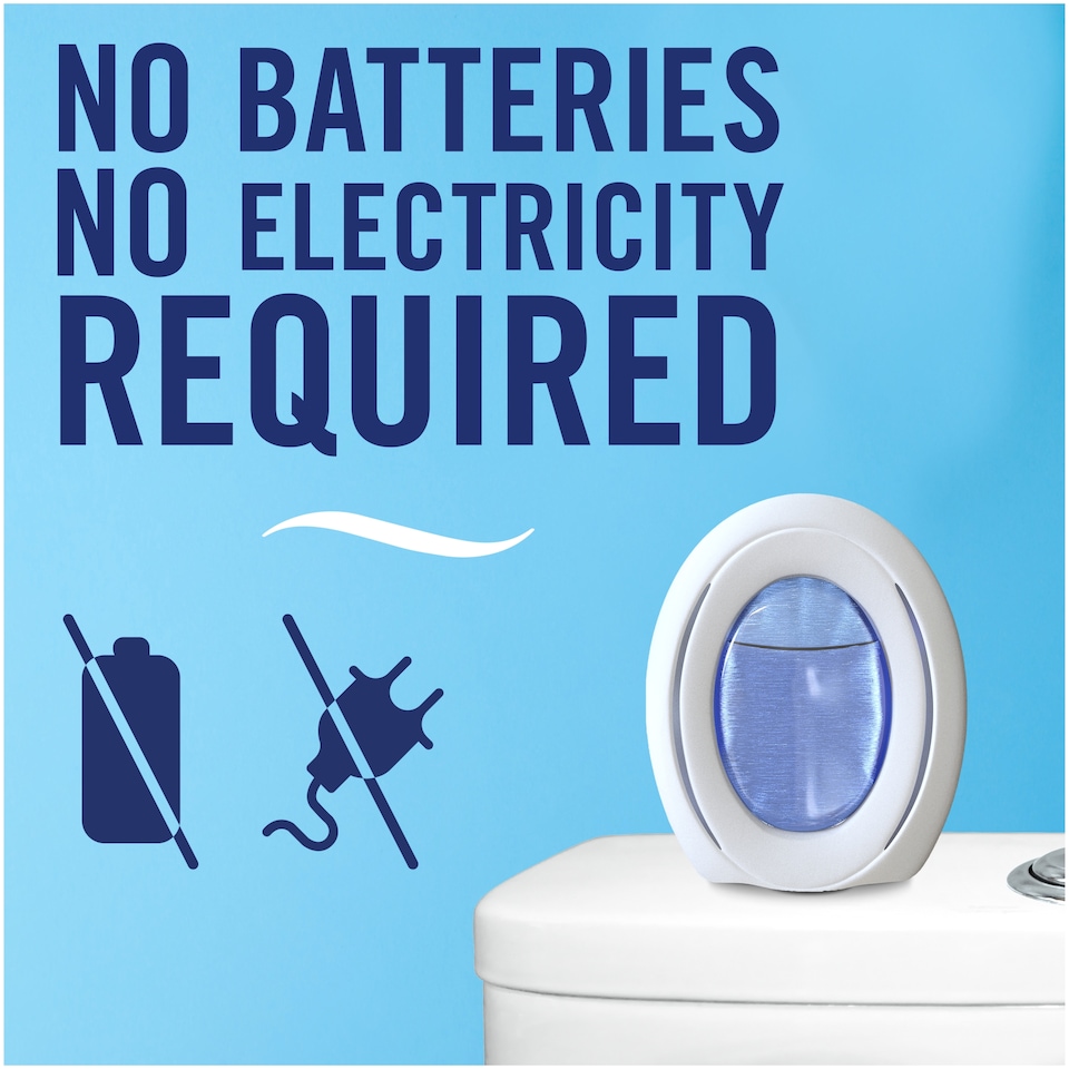 image 1 of Febreze Bathroom Air Freshener Cotton Fresh 3 x 7.5ml