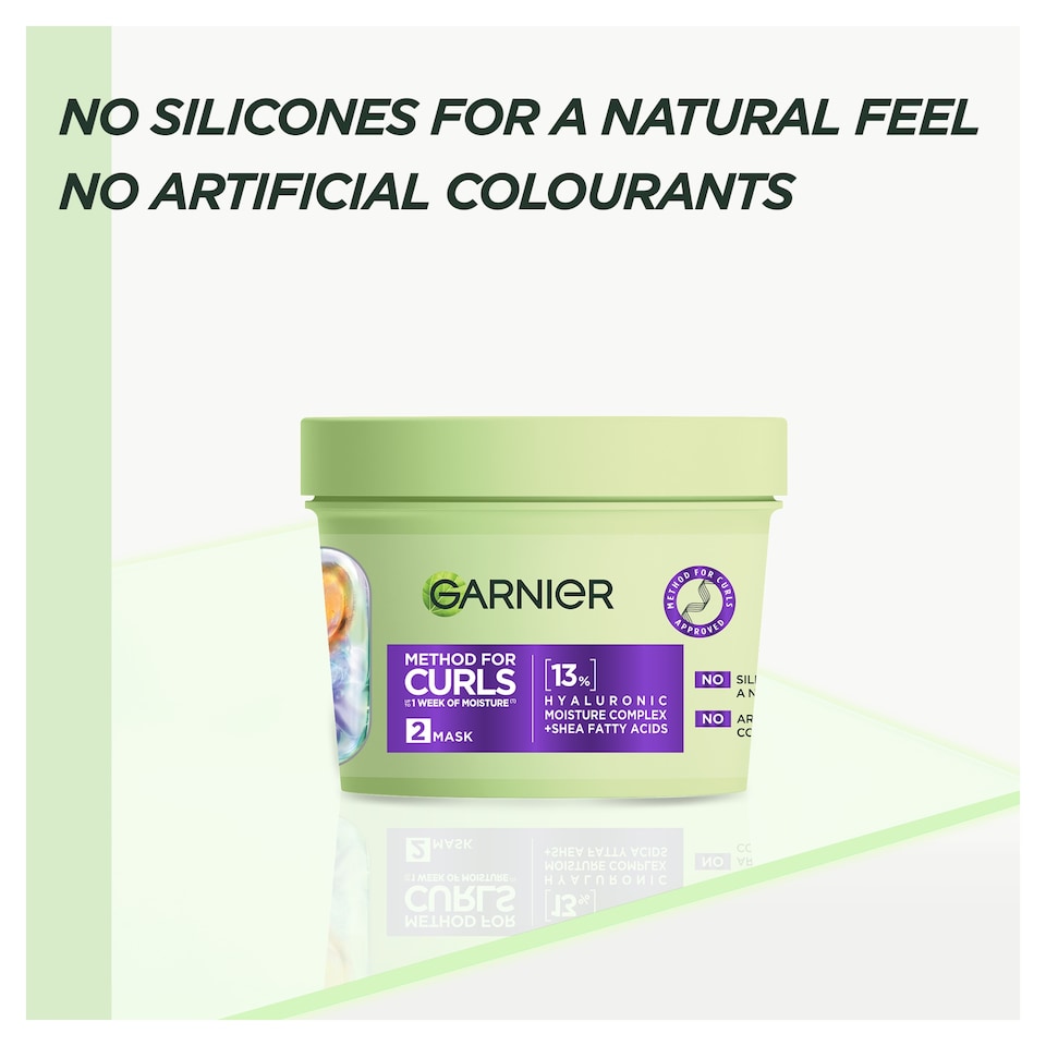 image 1 of Garnier Method For Curls Hair Mask 370ml