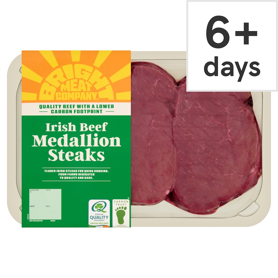 BRIGHT MEAT COMPANY Irish Beef Medallion Steaks 280g