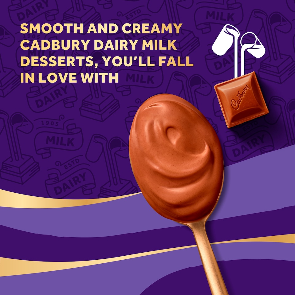 image 1 of Cadbury Dairy Milk Pots Of Joy Chocolate Dessert 4X60g