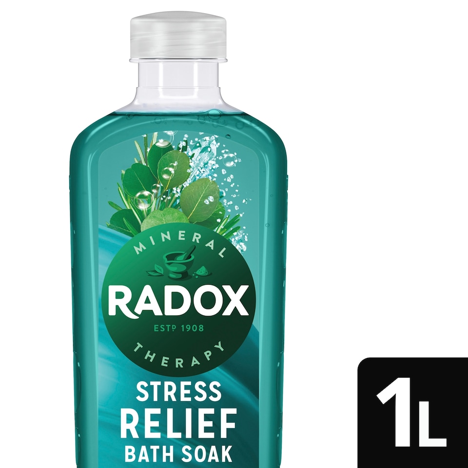 image 1 of Radox Stress Relief Bath Soak 1L