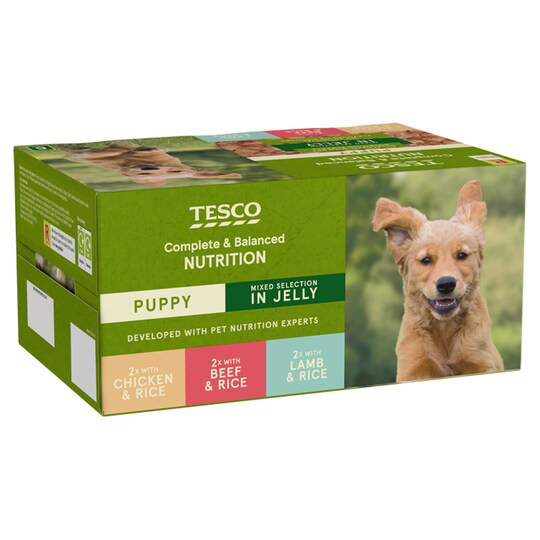 Tesco Puppy Select 6X400g Cans Tesco Groceries
