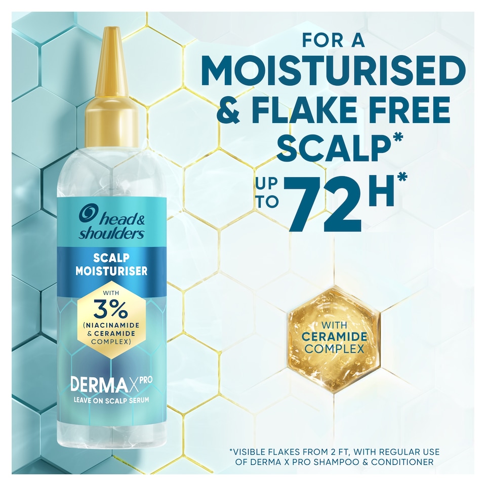 image 1 of Head & Shoulders DermaXpro Leave on Scalp Moisturiser Serum 145ml