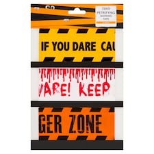 Tesco Halloween Warning Tape 3 x 3.5M