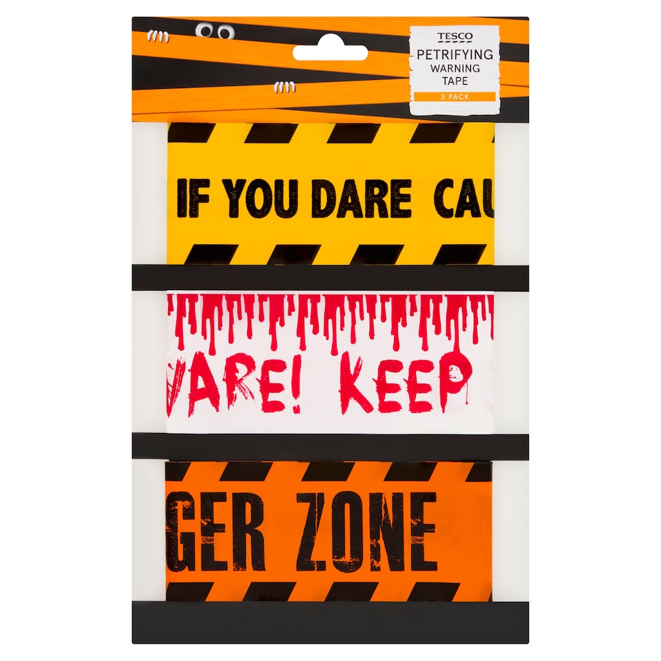 image 1 of Tesco Halloween Warning Tape 3 x 3.5M