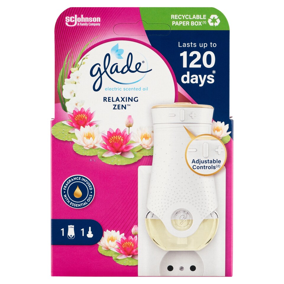 obrázok 1 z Glade Relaxing Zen elektrický tekutý osvěžovač vzduchu 20 ml