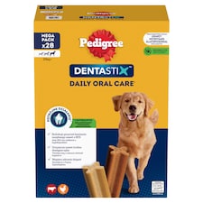 Pedigree DentaStix Complementary Dog Food 25 kg+ 4 x 270g (1.08kg)