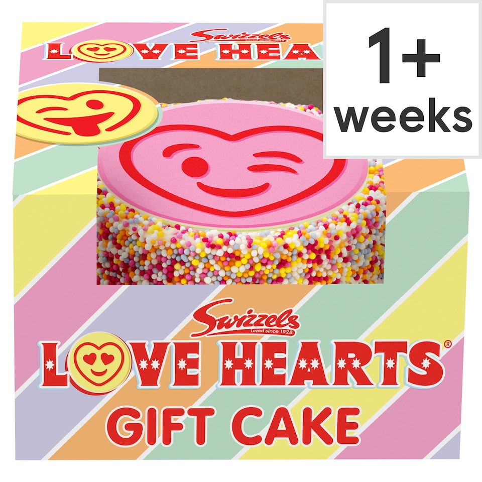 SWIZZELS Love Hearts Gift cake