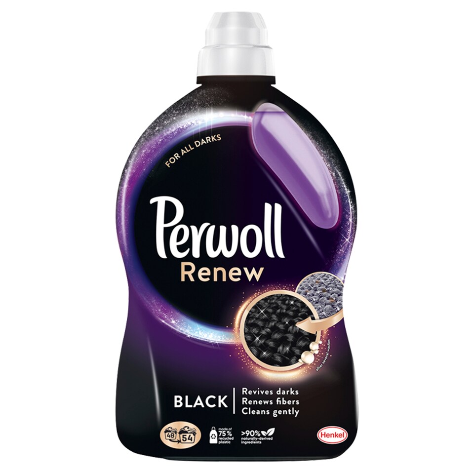 Obrázek 1 pro produkt Perwoll Renew speciální prací gel Black 54 praní, 2970ml